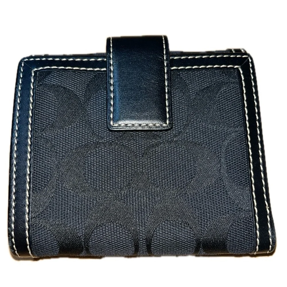 Coach Black Signature Wallet